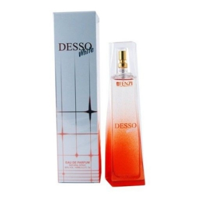 JFenzi Desso White Woman 100 ml + Perfume Muestra Hugo Boss Orange Women