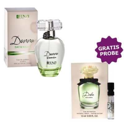 JFenzi Donna Day & Night 100 ml + Perfume Muestra Dolce Gabbana Dolce