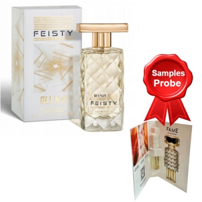 JFenzi Feisty 100 ml + Perfume Muestra Paco Rabanne Fame