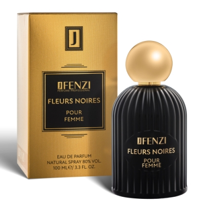JFenzi Fleurs Noires Femme - Eau de Parfum para mujer 100 ml