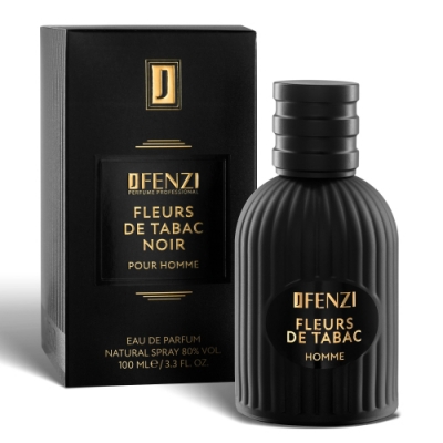 JFenzi Fleurs De Tabac Noir Homme - Eau de Parfum para hombre 100 ml