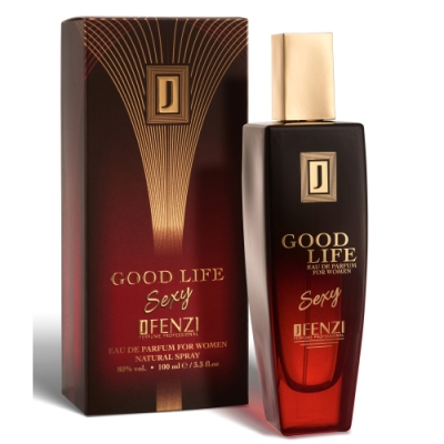 JFenzi Good Life Sexy 100 ml + Perfume Muestra Carolina Herrera Very Good Girl