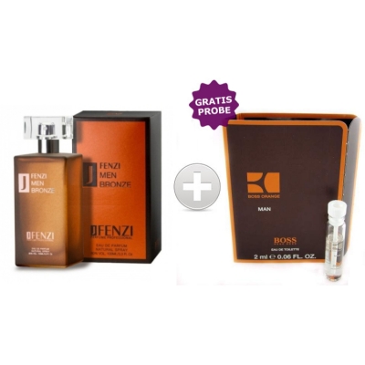 JFenzi Bronze Men 100 ml + Perfume Muestra Hugo Boss Orange Men