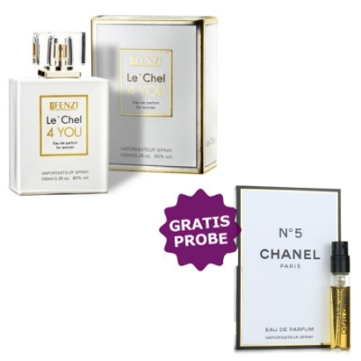 JFenzi Le Chel 4 You EDP 100 ml + Perfume Muestra Chanel No. 5