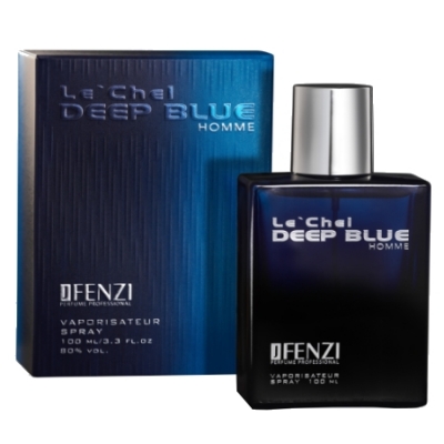 JFenzi Le Chel Deep Blue Homme 100 ml + Perfume Muestra Chanel Bleu de Chanel