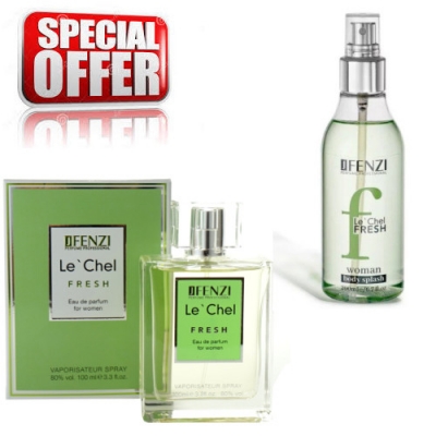 JFenzi Le Chel Fresh, Promotional Set, Eau de Parfum, Body Splash