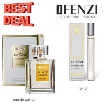 JFenzi Le Chel Madame, Conjunto promocional, Eau de Parfum, roll-on