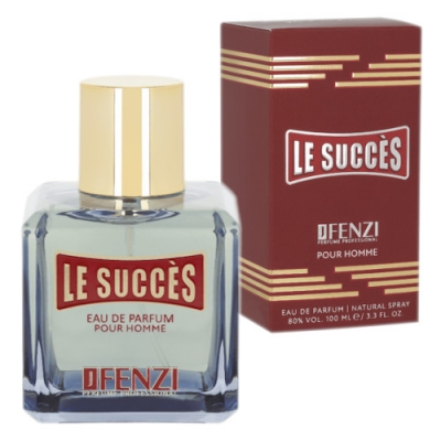 JFenzi Le Succes Homme 100 ml + Perfume Muestra Gaultier Scandal Homme