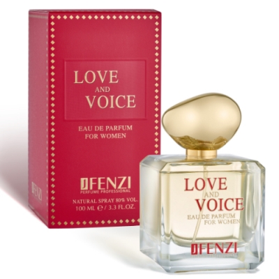 JFenzi Love and Voice - Eau de Parfum para mujer 100 ml
