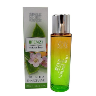JFenzi Natural Line Green Tea & Nectarine - Eau de Parfum para mujer 50 ml