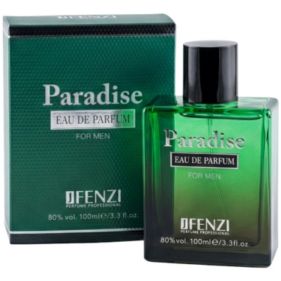 JFenzi Paradise Men - Eau de Parfum para Hombre 100 ml