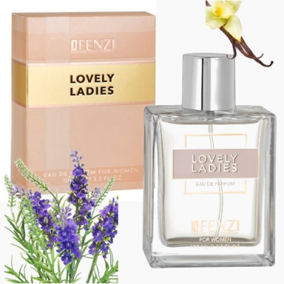 JFenzi Lovely Ladies - Eau de Parfum para mujer 100 ml