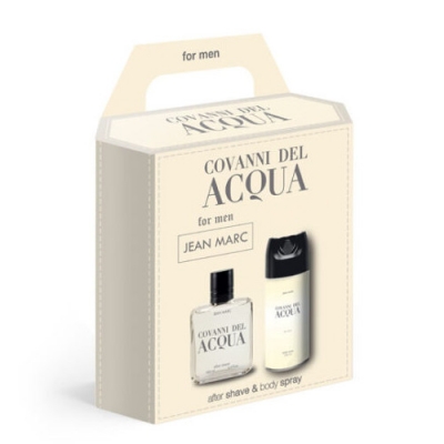 Jean Marc Covanni del Acqua - Set, loción after shave, Deodorant