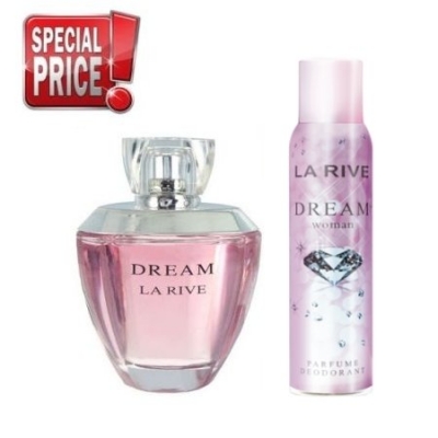 La Rive Dream - Conjunto promocional, Eau de Parfum-Tester, Desodorante