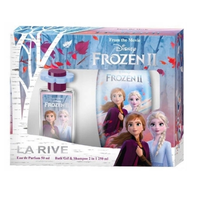 La Rive Disney Frozen II - Set para niños, Eau de Parfum, gel de ducha