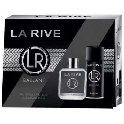 La Rive Gallant - Set para hombre, Eau de Toilette, Deodorant