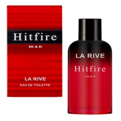 La Rive Hitfire 90 ml + Perfume Muestra Christian Dior Fahrenheit