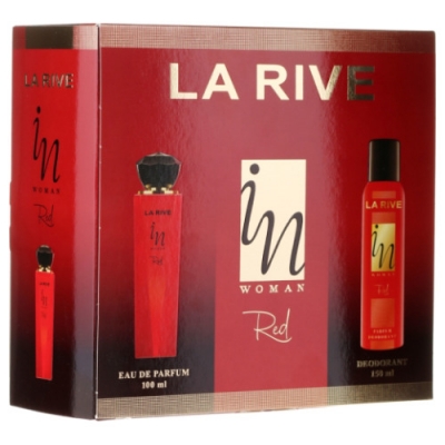 La Rive In Women Red - Set para mujer, Eau de Parfum, deodorant