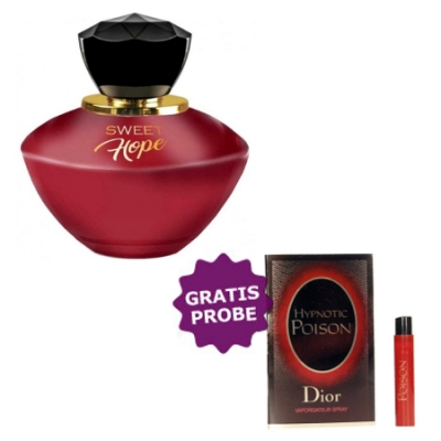 La Rive Sweet Hope 90 ml + Perfume Muestra Christian Dior Hypnotic Poison