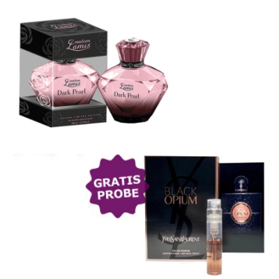 Lamis Dark Pearl 100 ml + Perfume Muestra Yves Saint Laurent Opium Black