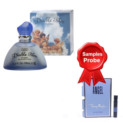 Lamis Diable Bleu Women 100 ml + Perfume Muestra Thierry Mugler Angel