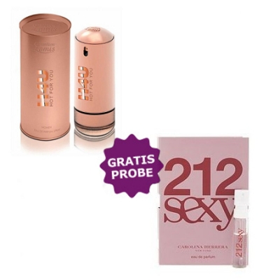 Lamis H4U Hot for You Love Woman de Luxe + Perfume Muestra Carolina Herrera 212 Sexy