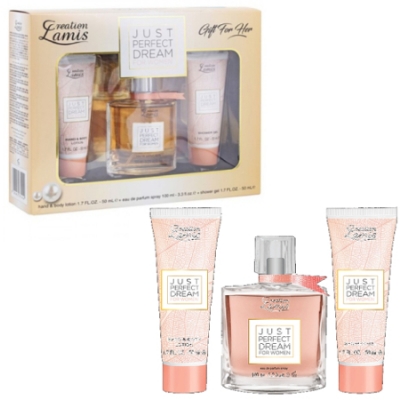 Lamis Just Perfect Dream - Set para mujer, Eau de Parfum, Shower Gel, Body Lotion
