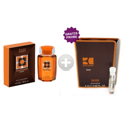 Lamis Mandarin Grove 100 ml + Perfume Muestra Hugo Boss Orange Men