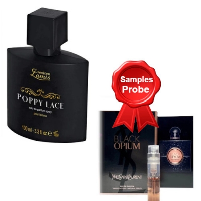 Lamis Poppy Lace 100 ml  + Perfume Muestra Yves Saint Laurent Opium Black