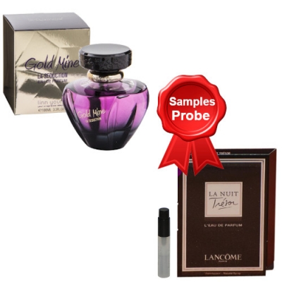 Linn Young Gold Mine La Seduction 100 ml + Perfume Muestra Lancome Tresor La Nuit