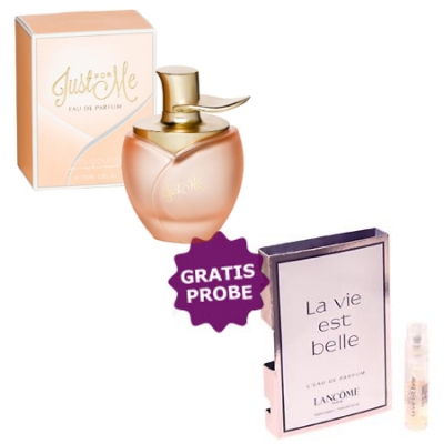 Linn Young Just For Me 100 ml + Perfume Muestra Lancome La Vie Est Belle