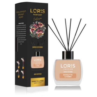 Loris Amber & Musk, Difusor de Varillas perfumadas - 120 ml