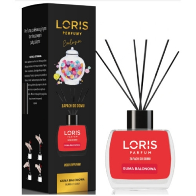 Loris Bubble Gum, Difusor de Varillas perfumadas - 120 ml