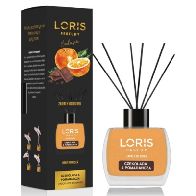Loris Chocolate & Orange, Difusor de Varillas perfumadas - 120 ml