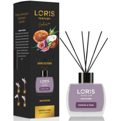 Loris Coconut & Fig, Difusor de Varillas perfumadas - 120 ml