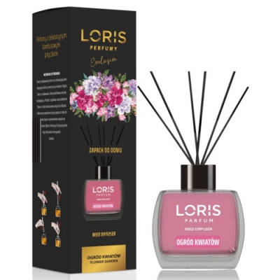 Loris Flower Garden, Difusor de Varillas perfumadas - 120 ml