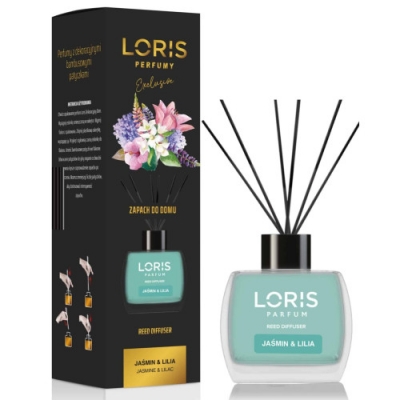 Loris Jasmine & Lilac, Difusor de Varillas perfumadas - 120 ml