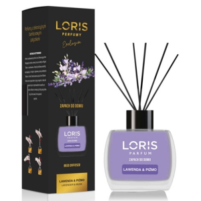 Loris Lavender & Musk, Difusor de Varillas perfumadas - 120 ml