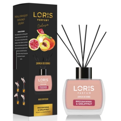 Loris Peach & Grapefruit, Difusor de Varillas perfumadas - 120 ml