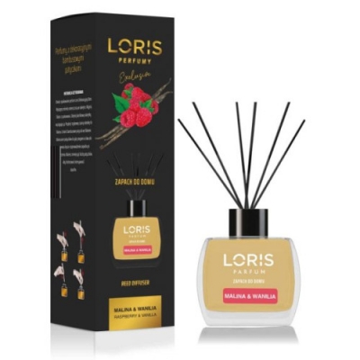 Loris Raspberry & Vanilla, Difusor de Varillas perfumadas - 120 ml