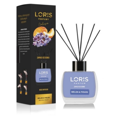 Loris Melon & Violet, Difusor de Varillas perfumadas - 120 ml