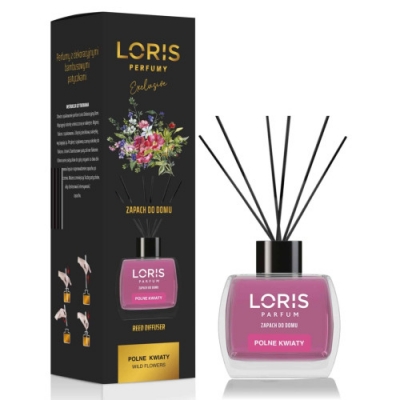 Loris Wild Flowers, Difusor de Varillas perfumadas - 120 ml