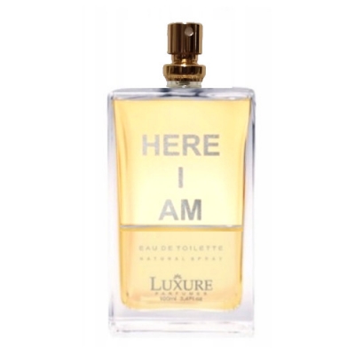 Luxure Here I Am Men - Eau de Toilette para hombre, tester 50 ml
