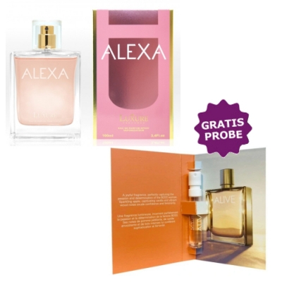 Luxure Alexa 100 ml + Perfume Muestra Hugo Boss Alive