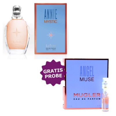 Luxure Annie Mystic 100 ml + Perfume Muestra Thierry Mugler Angel Muse