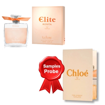 Luxure Elite Rosita 100 ml + Perfume Muestra Chloe Rose Tangerine