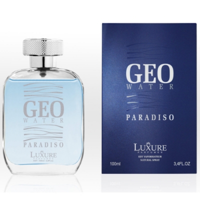 Luxure Geo Water Paradiso - Eau de Toilette para hombre 100 ml