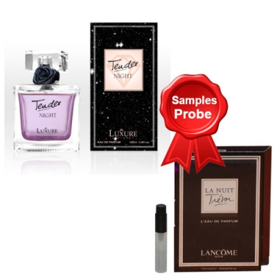 Luxure Tender Night 100 ml + Perfume Muestra Lancome Tresor La Nuit