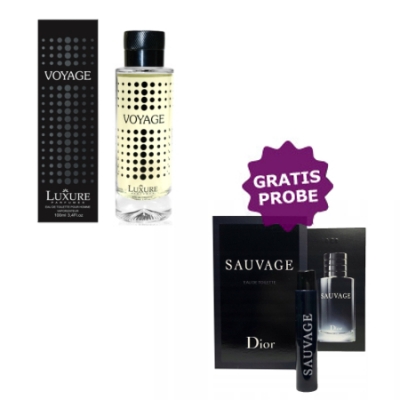 Luxure Voyage 100 ml + Perfume Muestra Dior Sauvage