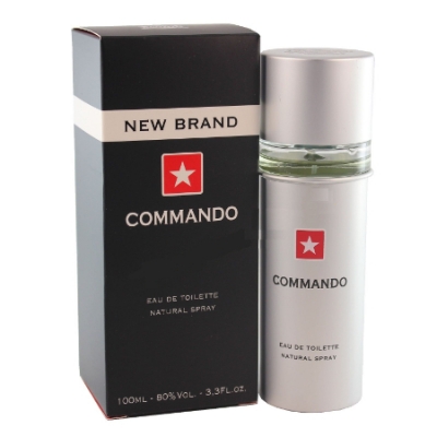 New Brand Commando - Eau de Toilette para hombre 100 ml